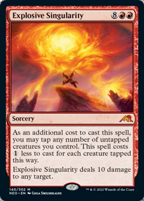 Explosive Singularity 140/302 -  Kamigawa Neon Dynasty MYTH