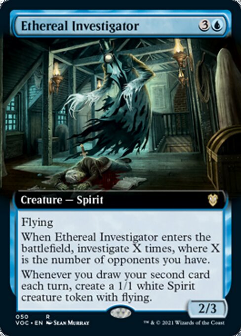 Extended Ethereal Investigator - No 50 Commander Crimson Vow