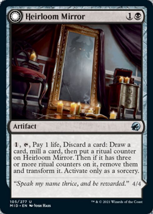 105Heirloom Mirror // Inherited Fiend 105/277 Uncommon - Midnight Hunt