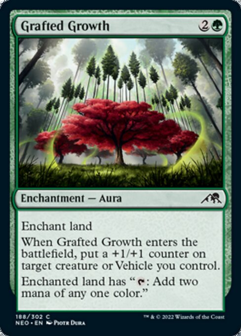 Grafted Growth 188/302 -  Kamigawa Neon Dynasty CONNN