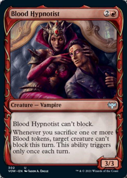 FOIL SHOWCASE Blood Hypnotist - #302 Uncommon Crimson Vow