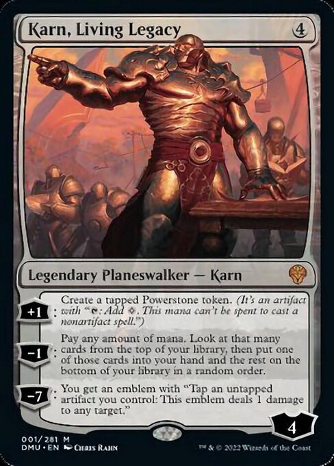 Karn, Living Legacy - 1 /281 - Mythic - FOIL 