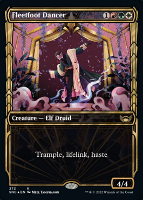 GILDED FOIL Fleetfoot Dancer  #373 - Streets of New Capenna