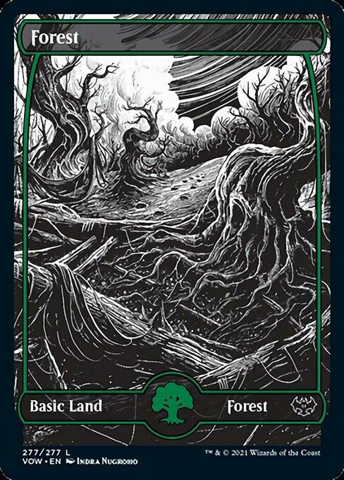 Foil Showcase Forest - 277 -c- Crimson Vow
