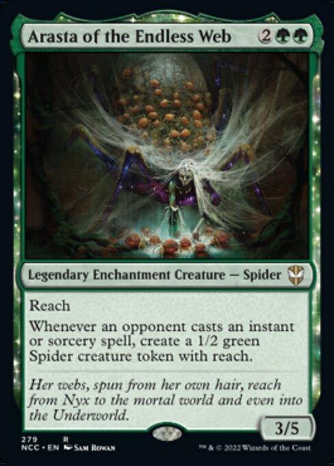 Arasta of the Endless Web #279 -  New Capenna Commander