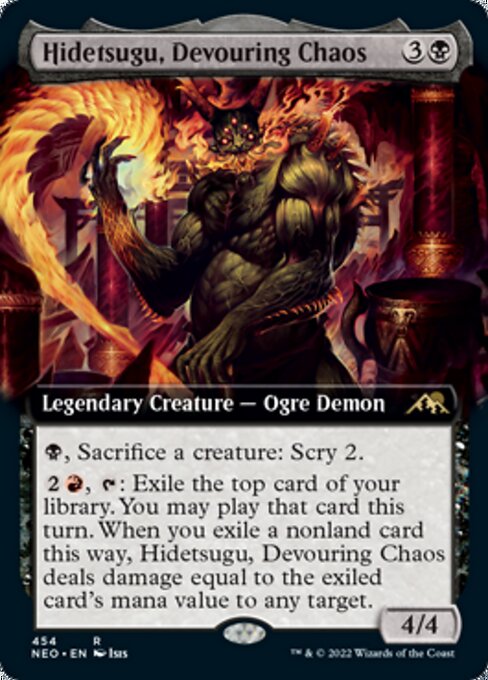 EXTENDEDHidetsugu, Devouring Chaos 454 -  Kamigawa Neon Dynasty