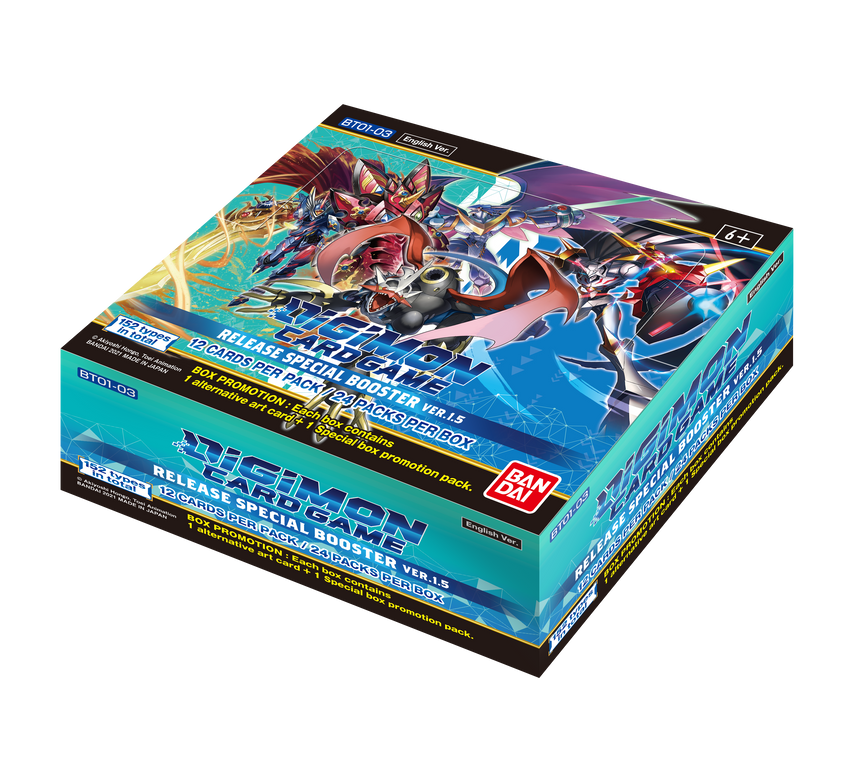 Digimon Card Game Series 01 Special Booster Box Version 1.5-Cherry Collectables