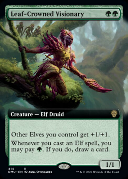 Leaf-Crowned Visionary - 414# - Rare - EXTENDED 