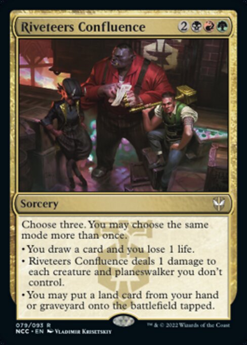 Riveteers Confluence 79/93 -  New Capenna Commander