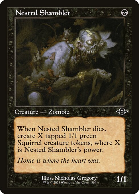 FOIL RETRO Nested Shambler #399 - MH2 Modern Horizons 2