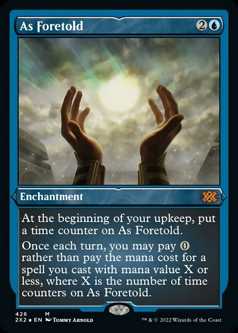 ETCHED FOIL As Foretold 426# - Mythic Double Masters 2022