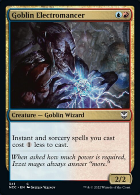 Goblin Electromancer #341 -  New Capenna Commander