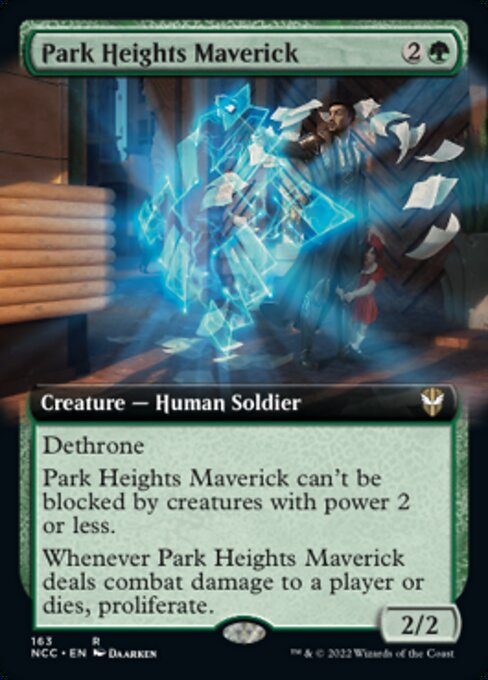EXTENDED Park Heights Maverick #163 -  New Capenna Commander