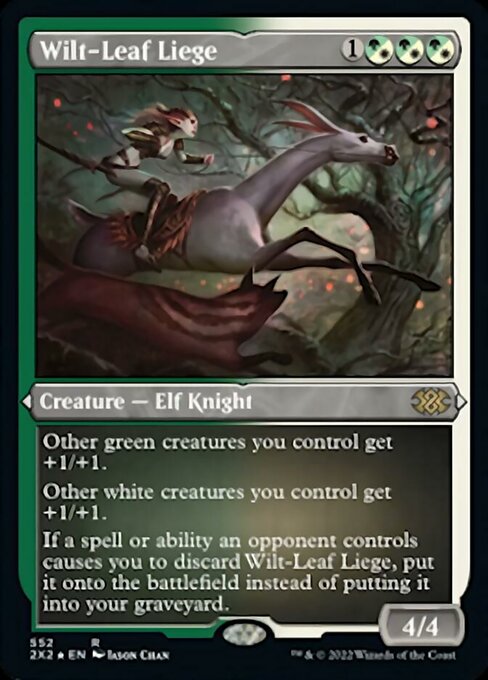 ETCHED FOIL Wilt-Leaf Liege 552# - Rare Double Masters 2022