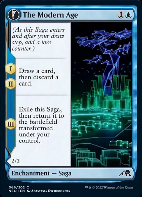 The Modern Age // Vector Glider 66/302 -  Kamigawa Neon Dynasty CONNN