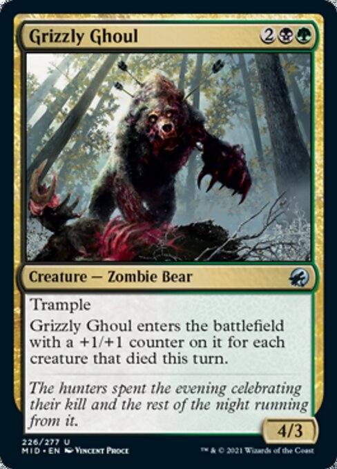 226Grizzly Ghoul 226/277 Uncommon - Midnight Hunt