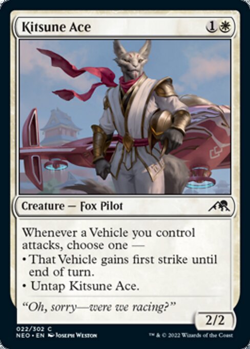 Kitsune Ace 22/302 -  Kamigawa Neon Dynasty CONNN