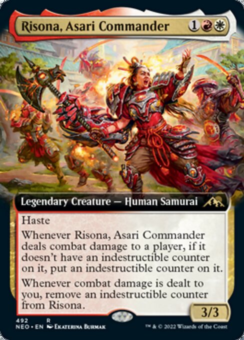 EXTENDEDRisona, Asari Commander 492 -  Kamigawa Neon Dynasty