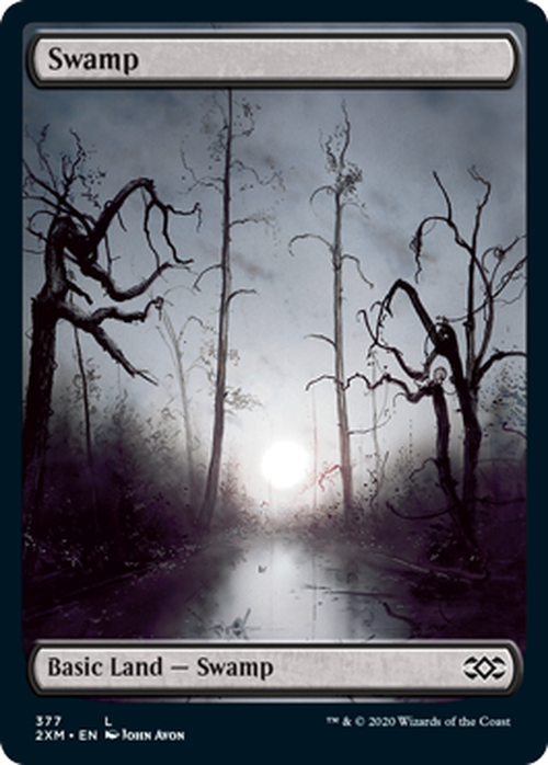 Swamp 377 - Double Masters-Cherry Collectables