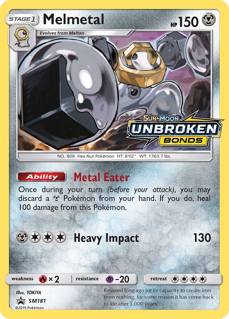Melmetal - Sm181 - Unbroken Bonds Prerelease Promo