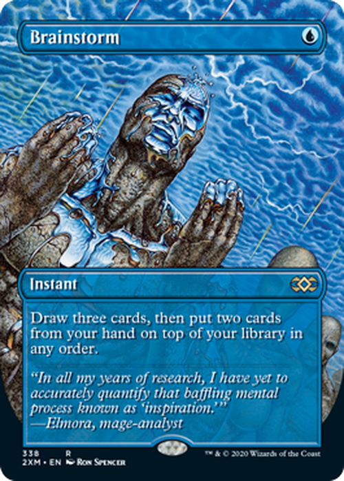 BORDERLESS - Brainstorm 338 - Double Masters-Cherry Collectables