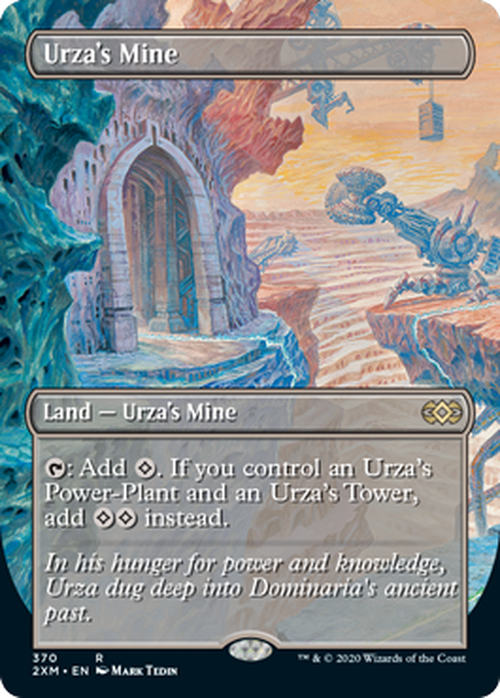 FOIL BORDERLESS - Urza's Mine 370 - Double Masters-Cherry Collectables