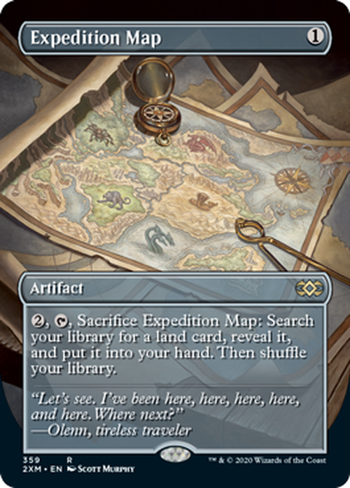 BORDERLESS - Expedition Map 359 - Double Masters-Cherry Collectables