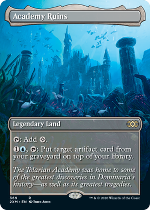 FOIL BORDERLESS - Academy Ruins 369 - Double Masters-Cherry Collectables