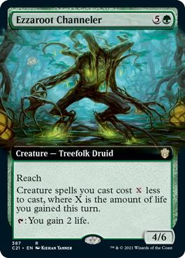 Ezzaroot Channeler 387 Extended Art Commander 2021