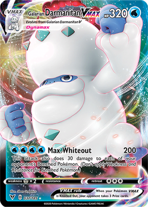 Galarian Darmanitan VMAX - 037/185 - Ultra Rare - Vivid Voltage-Cherry Collectables