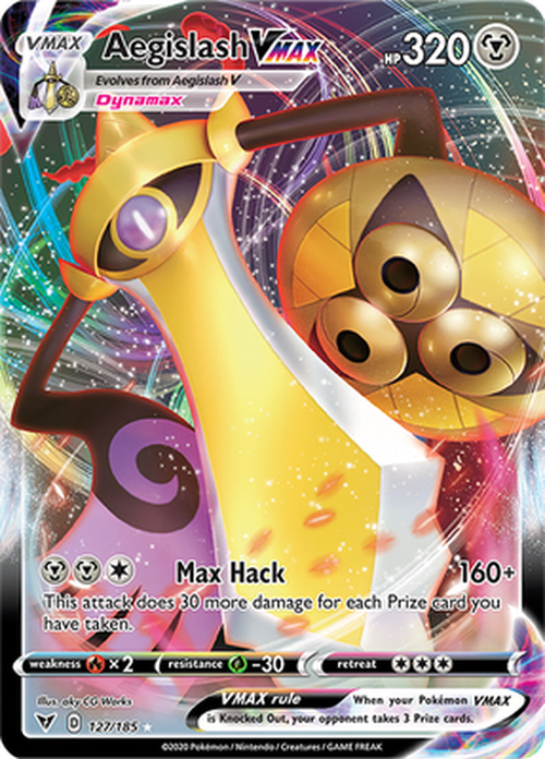 Aegislash VMAX - 127/185 - Ultra Rare - Vivid Voltage-Cherry Collectables