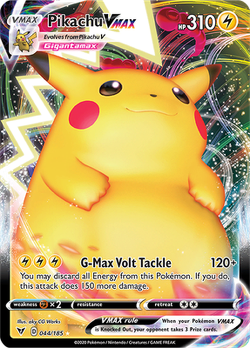 Pikachu VMAX - 044/185 - Ultra Rare - Vivid Voltage-Cherry Collectables