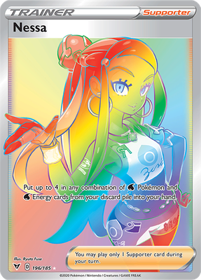 Nessa - 196/185 - HYPER RARE - Vivid Voltage-Cherry Collectables