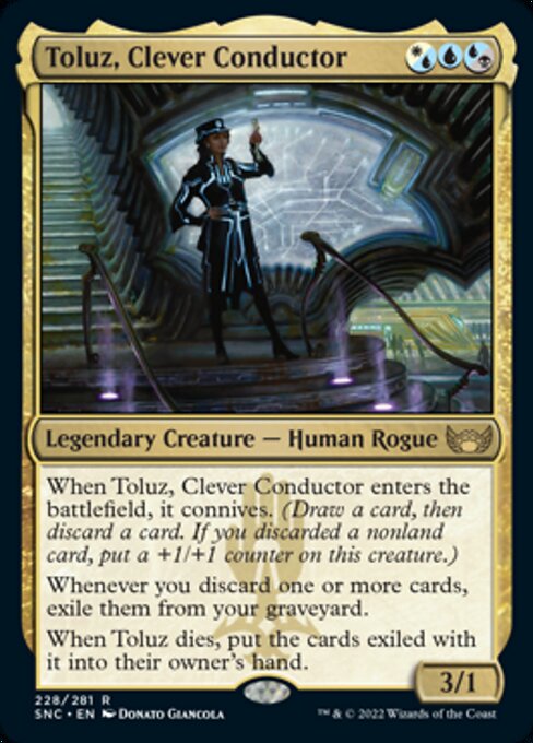 Toluz, Clever Conductor 228/281 - Rare Streets of New Capenna