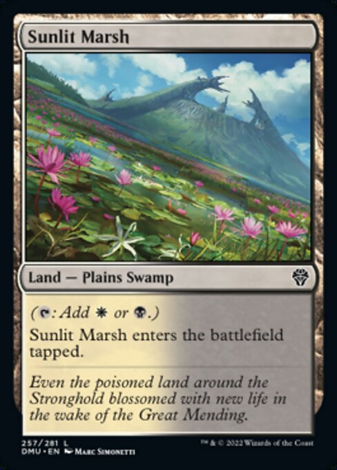 Sunlit Marsh - 257 /281 - Common - FOIL 