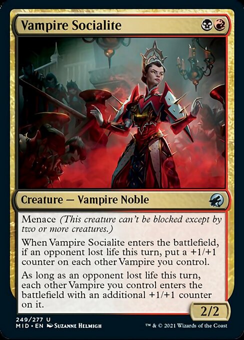 249Vampire Socialite 249/277 Uncommon - Midnight Hunt