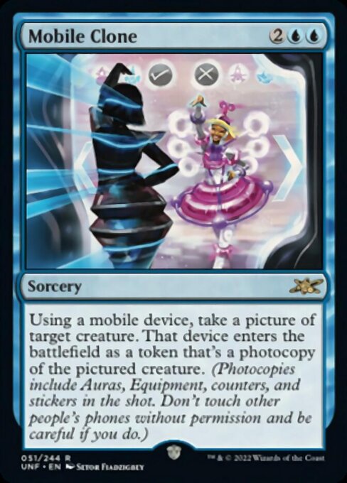 Mobile Clone 51/244  - Rare Unfinity