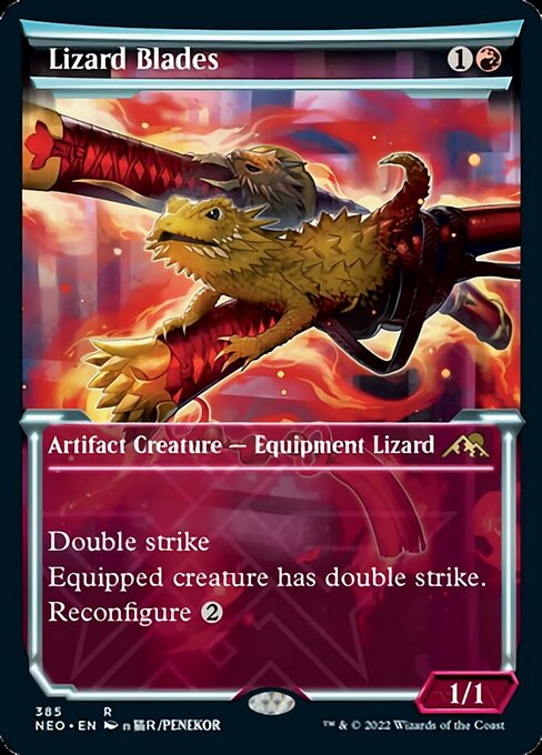 SHOWCASELizard Blades 385 -  Kamigawa Neon Dynasty