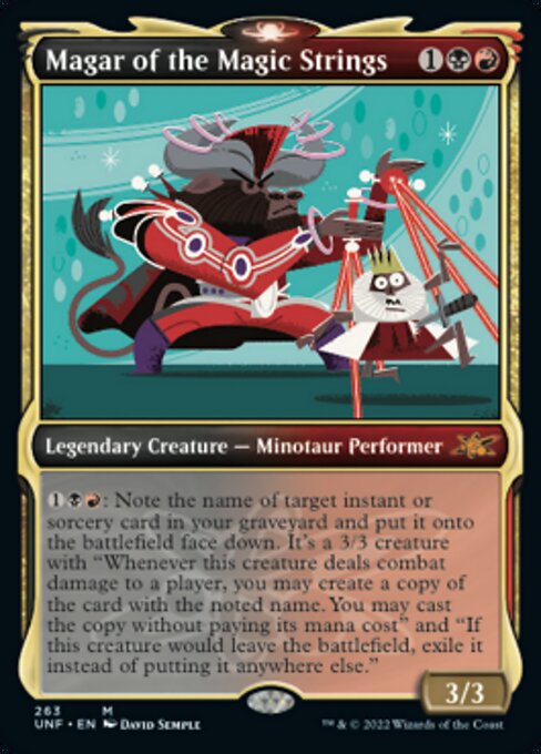 FOIL SHOWCASE Magar of the Magic Strings #263 - Mythic Unfinity