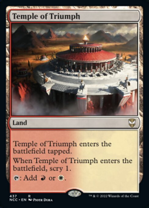 Temple of Triumph #437 -  New Capenna Commander