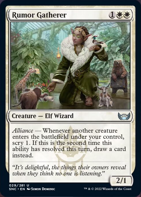 Rumor Gatherer 29/281 - Uncommon   Streets of New Capenna