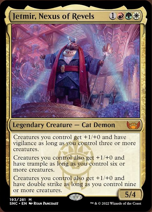 Jetmir, Nexus of Revels 193/281 - Mythic Streets of New Capenna