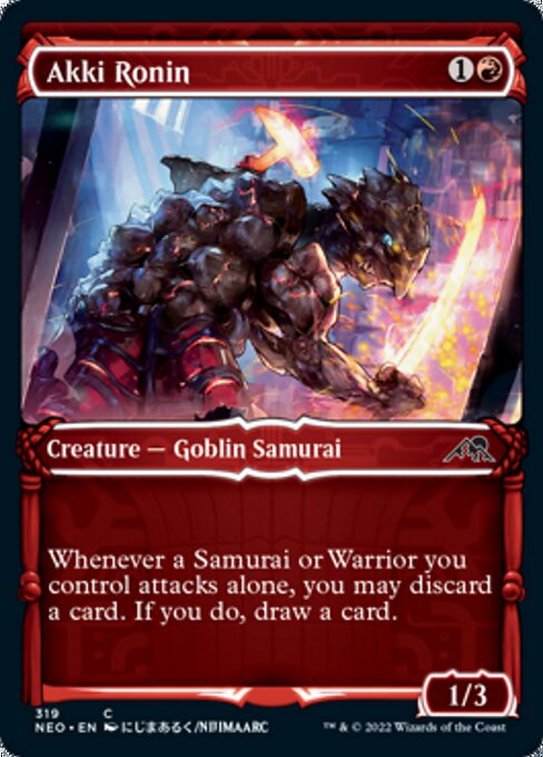 SHOWCASEAkki Ronin 319 -  Kamigawa Neon Dynasty