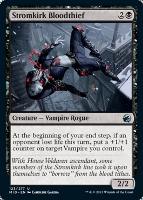 123Stromkirk Bloodthief 123/277 Uncommon - Midnight Hunt