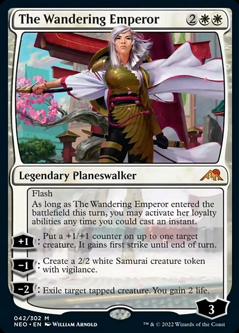 The Wandering Emperor 42/302 -  Kamigawa Neon Dynasty MYTH