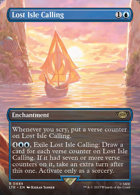 BORDERLESS Lost Isle Calling #444  - Rare Lord of the Rings: Tales of Middle-Earth