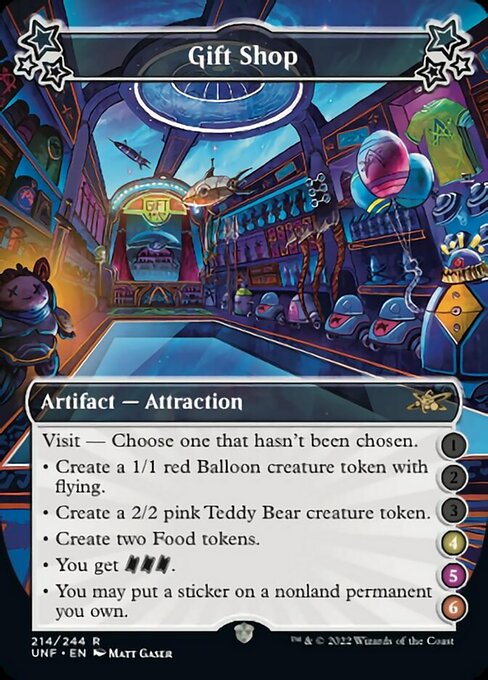 Gift Shop 214 B/244  - Rare Unfinity