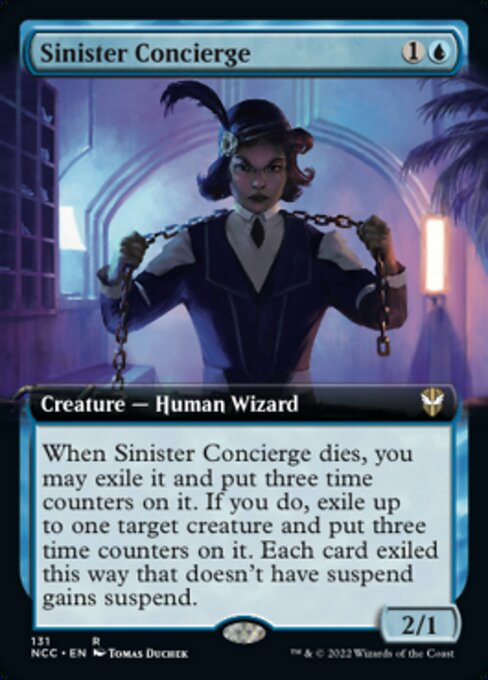 EXTENDED Sinister Concierge #131 -  New Capenna Commander