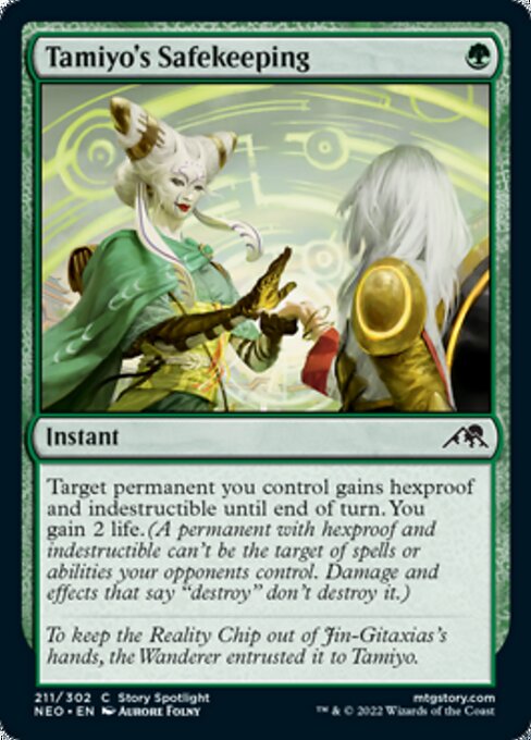 Tamiyo's Safekeeping 211/302 -  Kamigawa Neon Dynasty CONNN