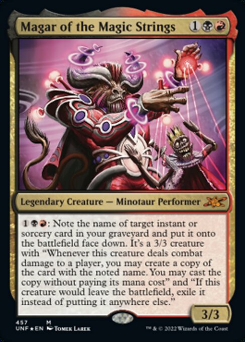 GALAXY FOIL Magar of the Magic Strings #457 - Mythic Unfinity